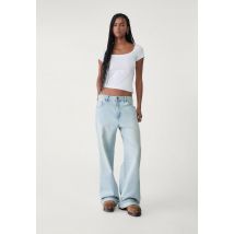 Stradivarius T-shirt à col carré  Blanc M