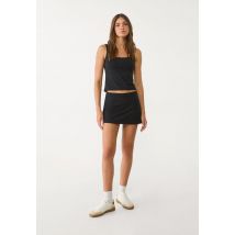 Stradivarius Minijupe-culotte  Noir L