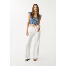 Stradivarius Jean D92 wide regular  Blanc 34