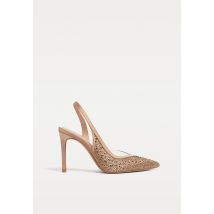 Stradivarius Chaussures à talon et à strass  BEIGE 38
