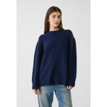 Stradivarius Pull en maille doux  Marine L