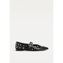 Stradivarius Ballerines à clous  NOIR  35