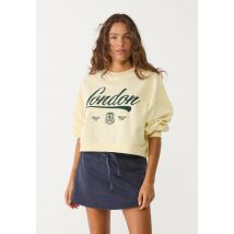 Stradivarius Jupe-short en molleton avec cordons  Marine S
