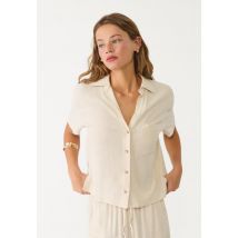 Stradivarius Chemise manches courtes avec lin  Pierre S