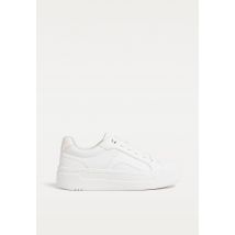 Stradivarius Baskets plateforme blanches  BLANC 35