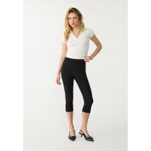 Stradivarius Pantalon habillé capri  Noir S