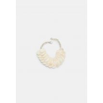 Stradivarius Bracelet à perles brillantes  Écru OS