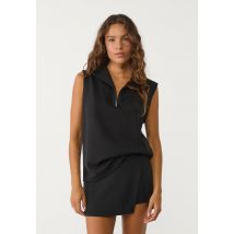 Stradivarius Jupe-short split  Noir M