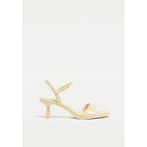 Stradivarius Sandales à talon kitten  JAUNE  35