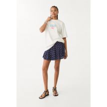 Stradivarius Jupe-culotte fluide  Bleu M