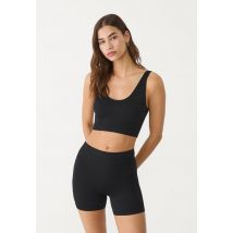 Stradivarius Short basique sans coutures  Noir M
