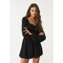 Stradivarius Combishort fluide  Noir S