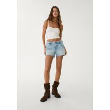 Stradivarius Top en polyamide à bretelles fines  Écru L