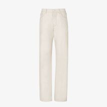 Pantalón Vaquero Largo, Blanco Tamaño 27 - Fendi