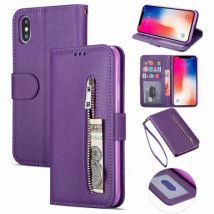 Etui De Protection En Pu Folio Multifonctionnel Pour Apple Iphone 11 6.1 - Violet