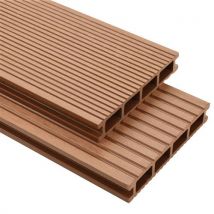 Vidaxl Terrasplanken Hkc Met Accessoires 35 M² 4 M Bruin