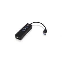 Hub USB Ewent EW1140 3 x USB 3.1 RJ45 Plug and Play Ewent