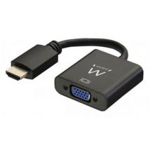Adaptateur HDMI vers VGA avec Audio Ewent AISCCI0306 EW9864 0,23 m Noir Ewent