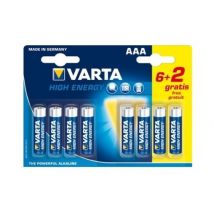Pile Varta LR6 AAA 1,5V High Energy (8 pcs) Varta