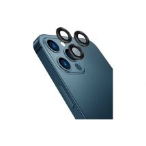 Wiwu Kit de 2 protections de lentilles 9H pour iPhone 12 Pro Max - Noir