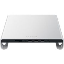 Satechi Support et Hub en aluminium pour iMac USB-C - Argent