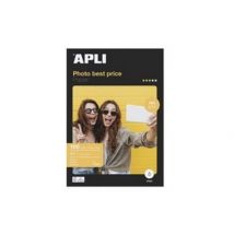 APLI Papier photo brillant A4 140g/m², 100 feuilles