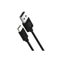 Câble USB vers USB Type C Charge Rapide et synchronisation 1m Forever noir