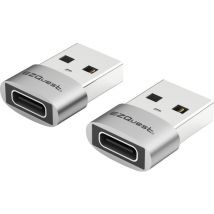 Pack de 2 Mini Adaptateurs USB-A vers USB-C 480 Mbit/s - EZQuest X40057