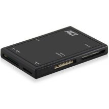 ACT AC6370 lecteur de carte mémoire USB 3.2 Gen 1 (3.1 Gen 1) Type-A Noir