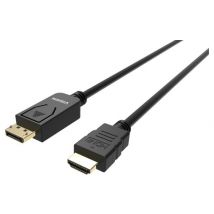 Vision TC 2MDPHDMI/BL câble vidéo et adaptateur 2 m DisplayPort HDMI Type A (Sta