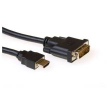 ACT AK3742 câble vidéo et adaptateur 5 m HDMI DVI-D Noir
