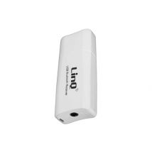 Adaptateur audio Bluetooth USB / Jack 3.5mm Fonction kit mains libres LinQ Blanc