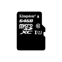 Carte microSDHC - 64 Go avec Adaptateur pour caméra