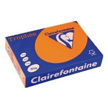 Clairefontaine Trophée Ramette de papier 500 feuilles A4 80g Orange vif