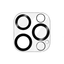 QDOS Protecteur d'objectif de caméra pour iPhone 13 Pro Max en Verre Trempé Tran