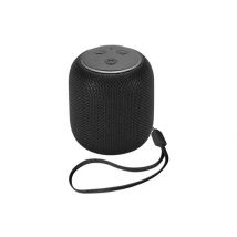 Mini Enceinte Bluetooth Radio FM et Slot Micro-SD Portable avec Dragonne noir