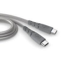 Force Power Câble Ultra-renforcé USB C/USB C 1,2m 3A Gris Gris