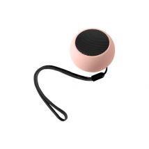 Mini Enceinte Sans Fil Son de Qualité 3W Bouton de Commande Compacte rose