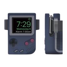 Support de base en silicone Gameboy Retro pour chargeur Apple Watch Series 4 ble