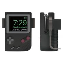 Support de base en silicone Gameboy Retro pour chargeur Apple Watch Series 5 noi