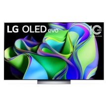 TV OLED Evo LG OLED77C3 195 cm 4K UHD Smart TV 2023 Noir et Argent