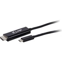 LMP Câble USB-C vers HDMI 2.0 4K à 60Hz 1,8 m noir