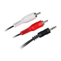D2 Diffusion Cable Jack 3,5 mm male/2 RCA male 3M
