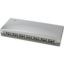 EXSYS Hub USB 2.0, 7 ports, avec parafoudre sur chaque port