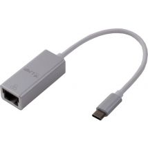 LMP Adaptateur USB-C vers Ethernet Gigabit argent
