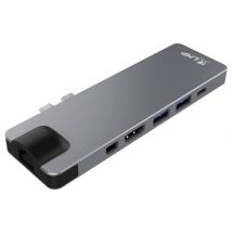 LMP USB-C Compact Dock 4K gris sidéral - Dock USB-C 8 ports