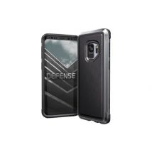 X-Doria Defense Lux Noir Cuir - Coque de protection pour Samsung Galaxy S9
