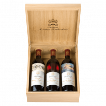 Caisse Luxe Chêne Mouton Rothschild 2005-2009-2010