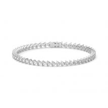 3 Prong Trillion Tenisowa Bransoletka s Laboratoryjnym Diamentem 5.50 krt z białego złota pr. 14K (585)