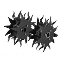 RYOBI - Lot de 4 fraises de 12 dents pour bineuse sur batterie RY18CVA-0